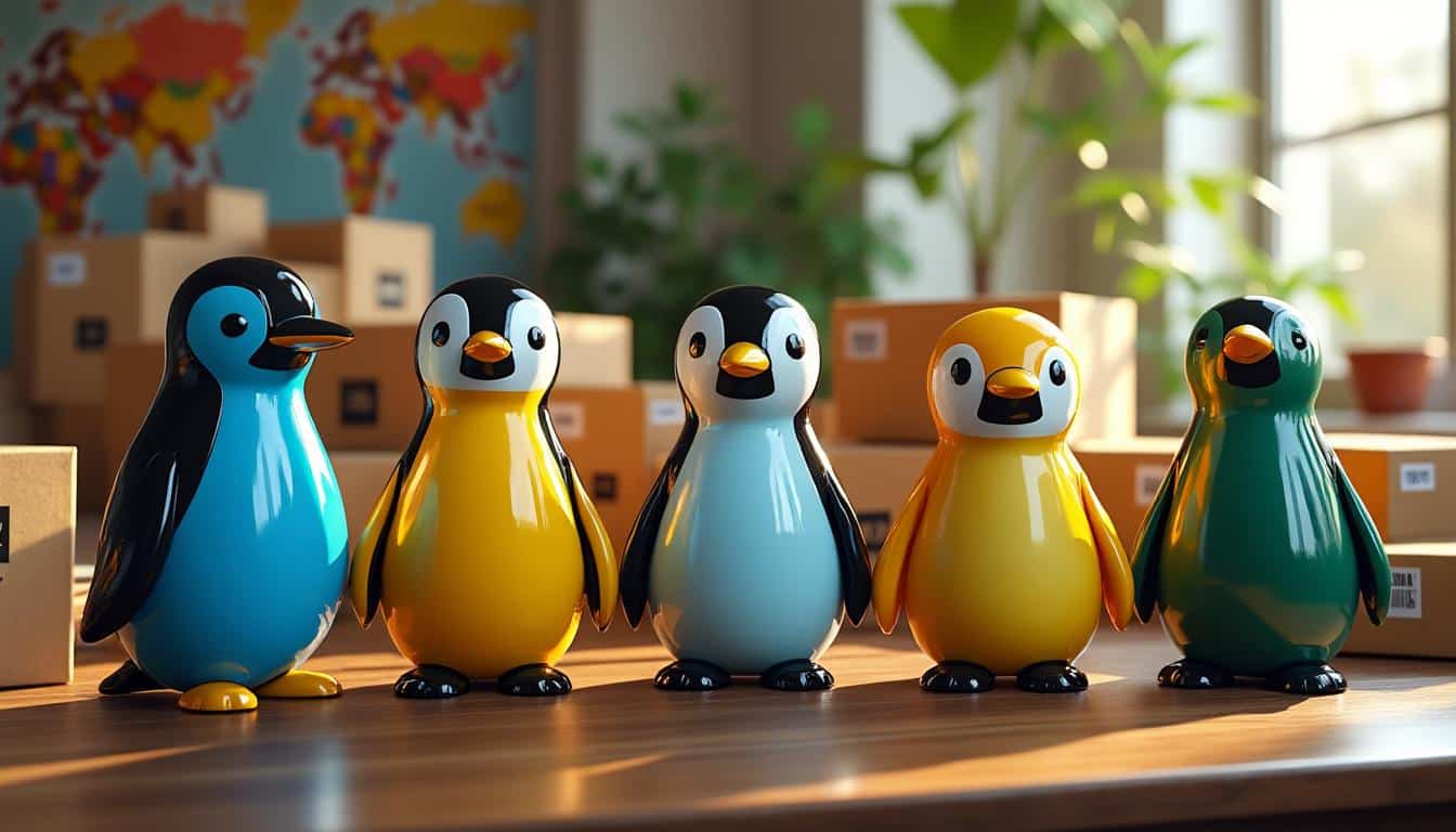 découvrez comment la collection pudgy penguins transforme ses actifs numériques en jouets physiques uniques, distribués à l'échelle mondiale pour les fans et collectionneurs.