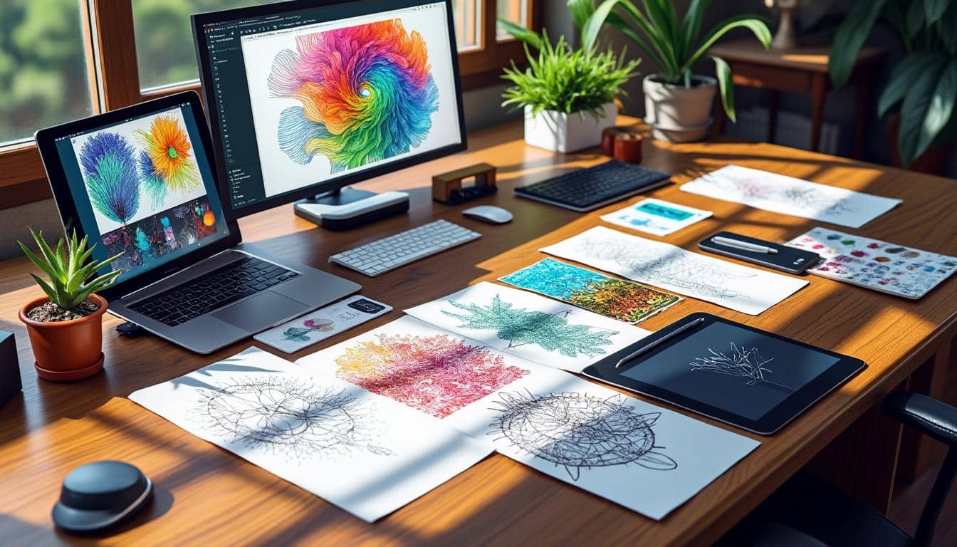 découvrez l'univers de vinnie hager, créateur innovant qui utilise des motifs de dessins à la main pour concevoir des nft uniques et texturés alliant art traditionnel et technologie digitale.